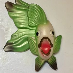 1970 Miller Studio Bright Green Angel Fish Chalk